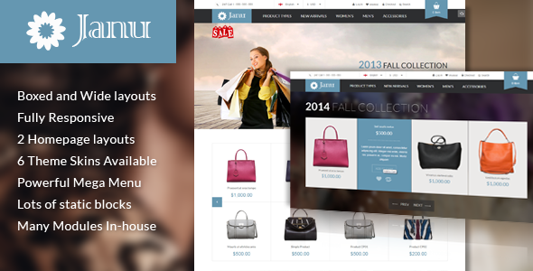 Janu 1.1.0 - Responsive Multipurpose Magento Theme