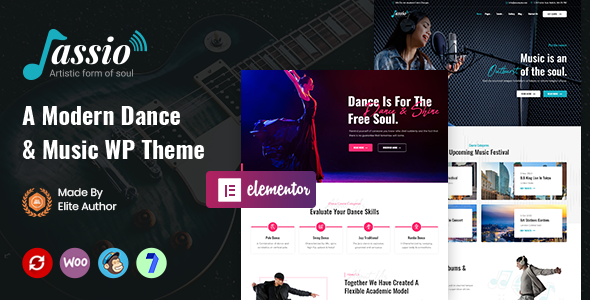 Jassio 2.2 - Music WordPress Theme