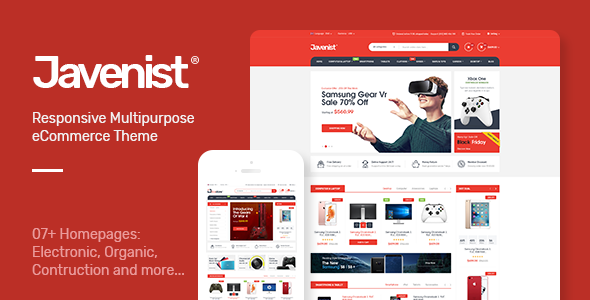Javenist 1.3.3 - Multipurpose eCommerce WordPress Theme