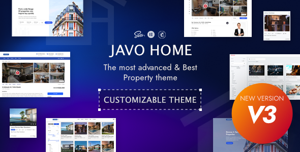 Javo Home 3.0 - Real Estate Property WordPress Theme