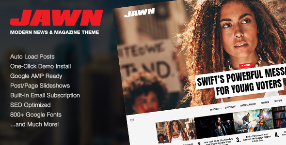 Jawn 1.7.0 - Modern WordPress News & Magazine Theme