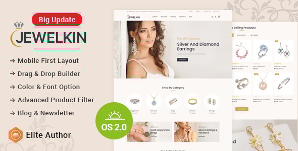 Jewelkin  - Premium Jewellery Store Shopify 2.0 Responsive Theme
