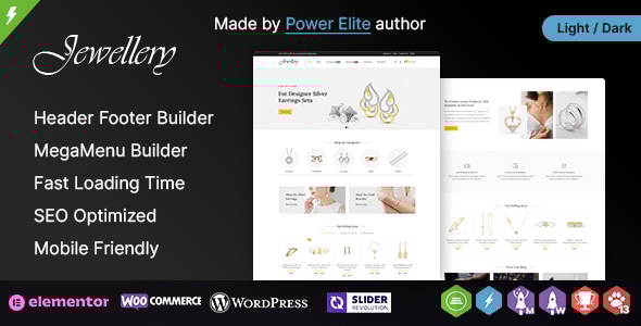 Jewellery WP 3.4.0 - Elementor WooCommerce Responsive Theme