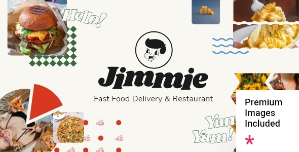 Jimmie 1.1 - Fast Food Delivery and Restaurant WordPress Theme