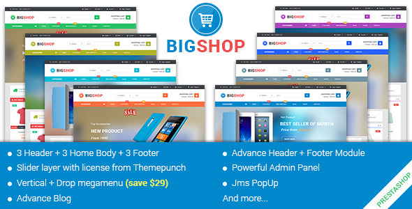 JMS Bigshop 1.2.0 - Multipurpose Prestashop Theme