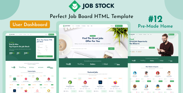 Job Stock 5.3 - Job Board Template