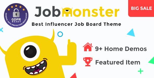 Jobmonster 4.8.3.1 Job Board WordPress Theme