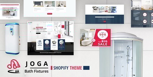 Joga  Kitchen Store Bathroom Furniture Shopify Theme