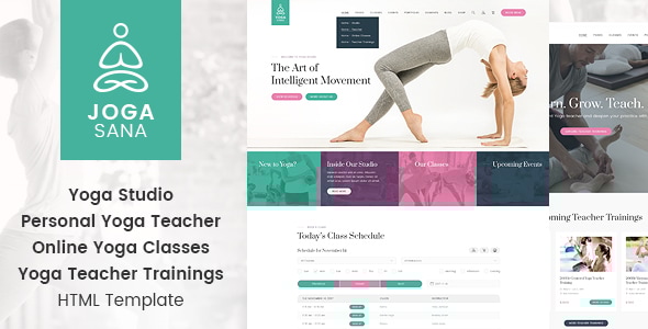 Jogasana 1.0 - Yoga Oriented Website Template