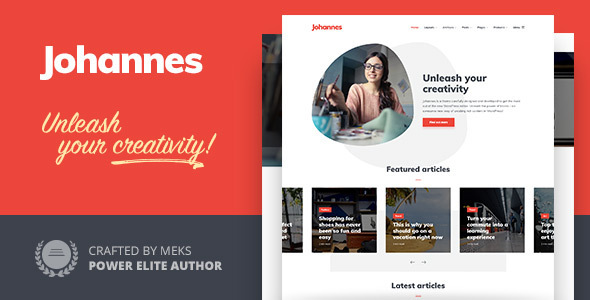Johannes 5 - Personal Blog Theme for Authors and Publishers