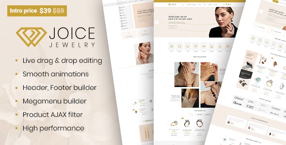 Joice 1.4 - Jewelry & Watches Store WordPress Theme