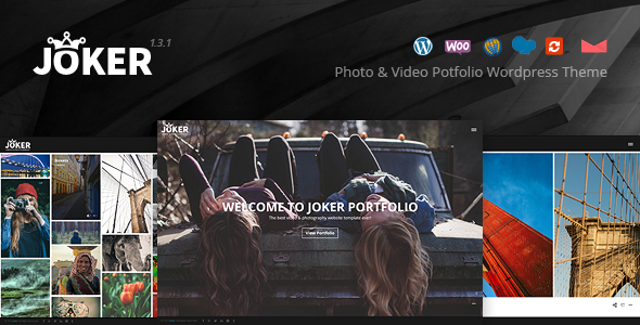 Joker 1.3.2 - Photo & Video Portfolio WordPress Theme for Photographers