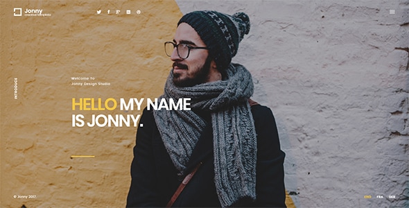 Jonny 1.2.0 - Personal  WordPress Theme