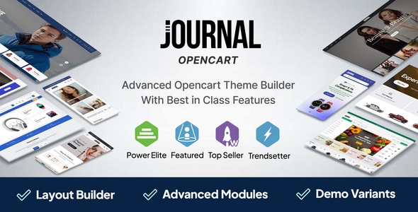 Journal 45.0 Advanced Opencart Theme Builder