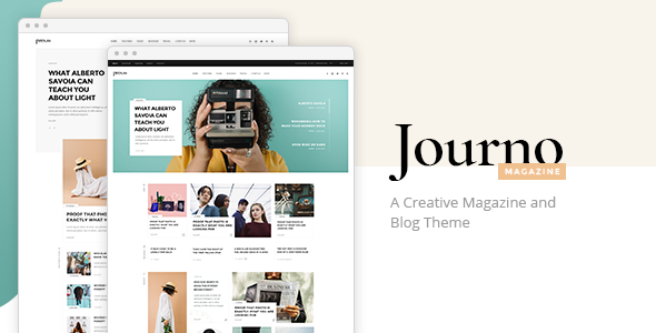 Journo 2.1 - Creative Magazine & Blog WordPress Theme