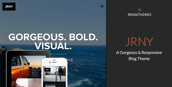 JRNY 1.4.0 - A Gorgeous & Responsive WordPress Blog Theme