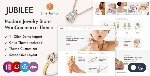 Jubilee 6.0 - Jewelry Store WordPress WooCommerce Theme