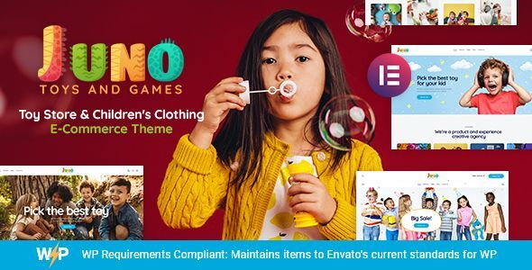 Juno 2.25 - Kids Toys & Games Store WordPress Theme