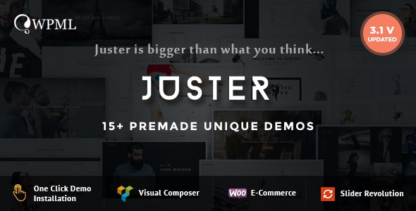 Juster 3.3 - Multi-Purpose WordPress Theme