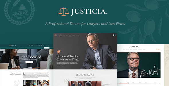 Justicia 1.7 - Lawyer WordPress Theme