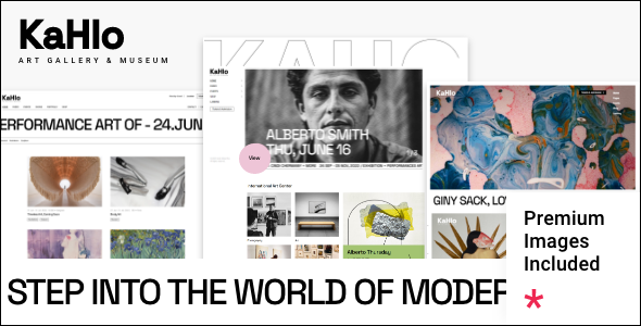 Kahlo 1.2.1 - Art Gallery and Museum WordPress Theme