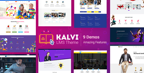 Kalvi 4.6 - LMS Education WordPress Theme
