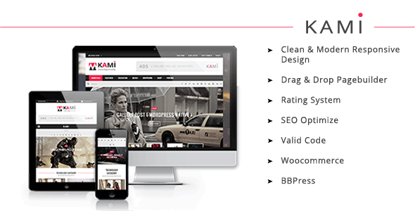 KAMI 3.0 - Magazine and Blog WordPress Theme
