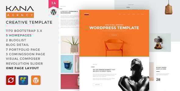 Kana 1.5 - Creative Agency WordPress Theme