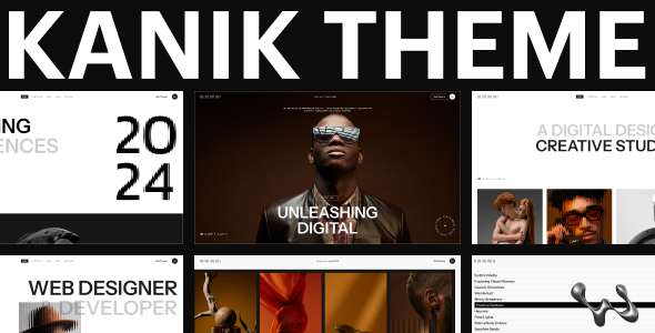 Kanik 4.98 - Minimal Digital Agency WordPress Theme