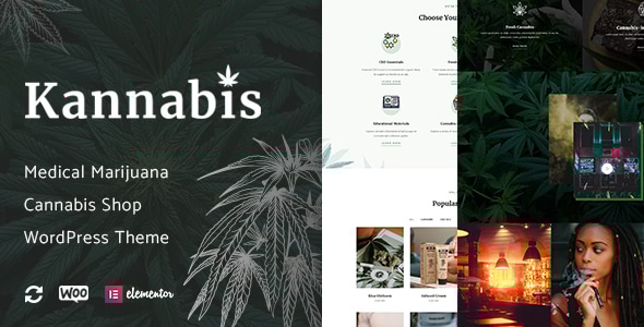 Kannabis 1.2.6 - Medical Marijuana & Cannabis WordPress Theme