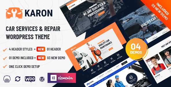 Karon 3.7 - Car Repair and Service WordPress Theme