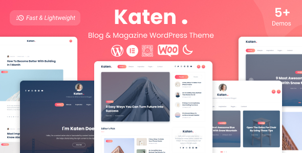 Katen 2 - Blog & Magazine WordPress Theme