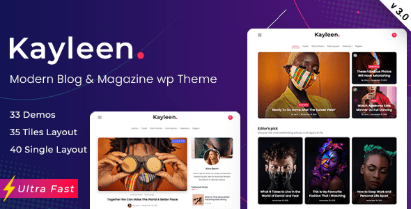 Kayleen 3.2 - Blog & Magazine WordPress Theme