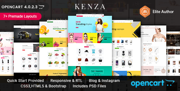 Kenza 4.0.2.3 - Responsive Opencart 3 Theme