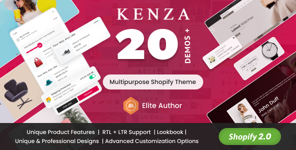 Kenza 2.6.0 - Sectioned Multipurpose Shopify Theme