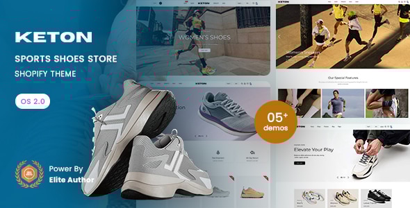 Keton - Sports Shoes Shopify 2.0 Theme