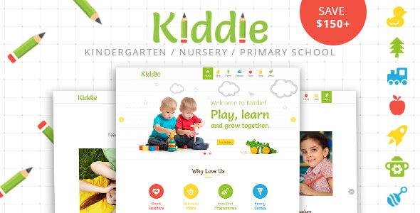 Kiddie 4.1.18 - Kindergarten WordPress Theme