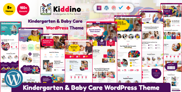 Kiddino 1.3.5 - Kids School & Kindergarten WordPress Theme