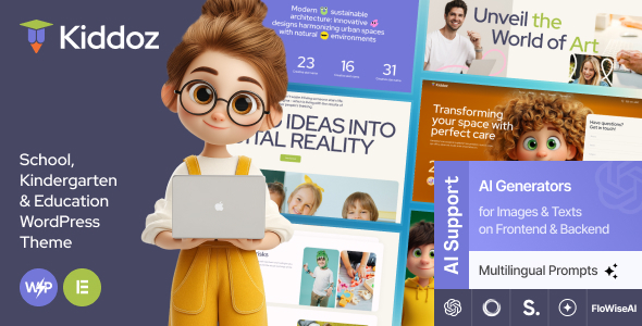 Kiddoz 1.0 - School Kindergarten & Education WordPress Theme