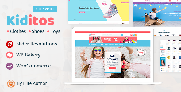 Kiditos 2.6 - Baby and Kids Multi Store WooCommerce Theme