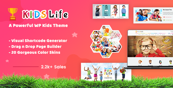Kids 5.4 - Life  Children School WordPress
