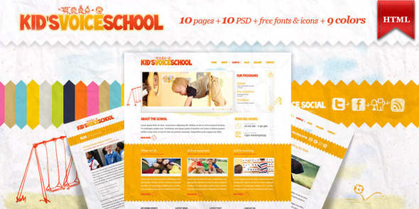 Kids Voice School 19.05.2012 - HTML Template