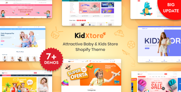 KidXtore 1.6 - Baby Shop and Kids Store Shopify 2.0 Theme