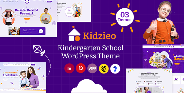 Kidzieo 1.7 - Kindergarten School WordPress Theme