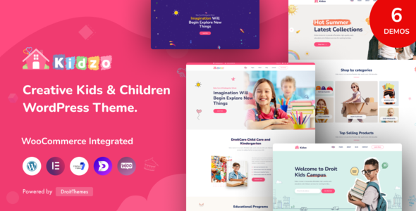 Kidzo 1.2.0 - Kids & Children WordPress Theme