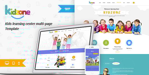 Kidzone 1.4.2 - Children Kindergarten Wordpress Theme