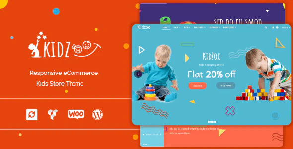 Kidzoo 9.0 - Children and Baby Store WordPress eCommerce Theme