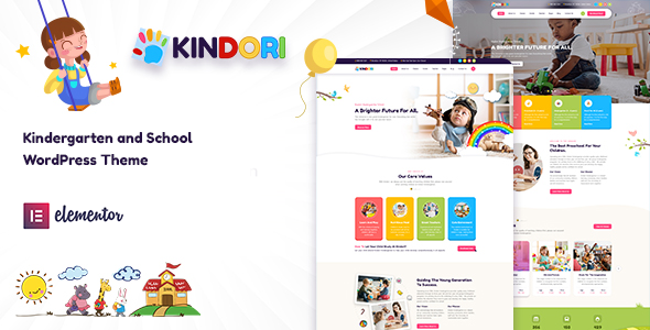 Kindori 2.0.4 - School Kindergarten WordPress Theme
