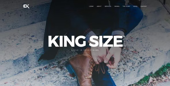 King Size  Creative Portfolio WordPress Theme