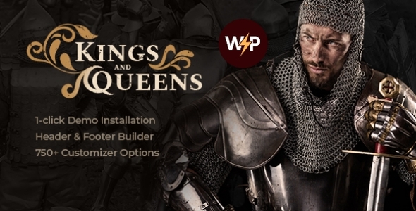 Kings 1.1.17 - & Queens  Historical War Medieval Reenactment WordPress Theme